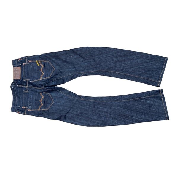 RARE Edwin Curved Leg Japanese Designer Denim Jeans Size 30 - Picture 6 of 10